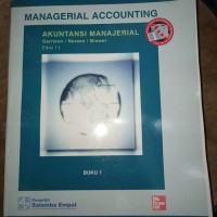 Managerial accounting: akuntasi manajerial