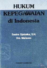 hukum kepegawaian di Indonesia
