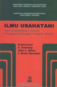 Ilmu Usahatani dan penelitian untuk pengembangan petani kecil