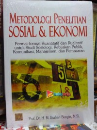 metodologi penelitian sosial &ekonomi