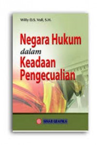 Negara Hukum dalam keadaan pengecualian