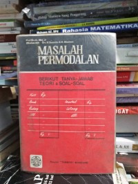 Masalah permodalan