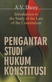 Pengantar Studi Hukum, Konstitusi